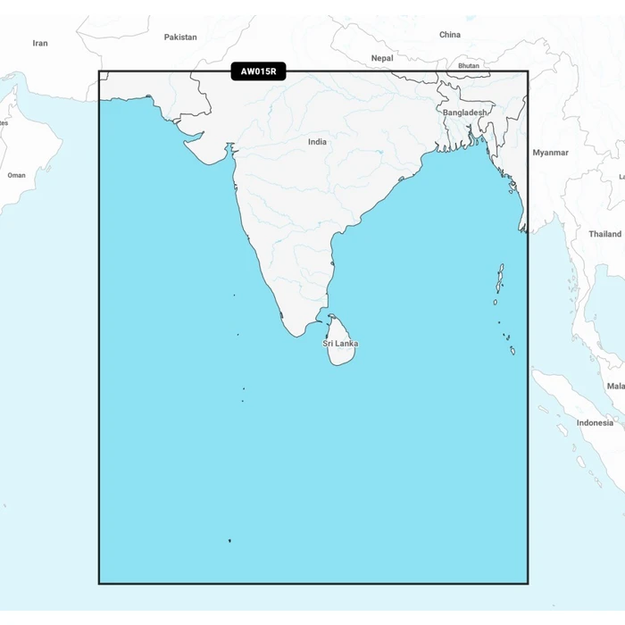 MAP OF MALDIVES - NAVIONICS+ CHART