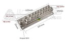 BUSBAR BARE TERMINAL BLOCK - 18+1WAY WITH 8MMx1+5MMx4+4MMx14