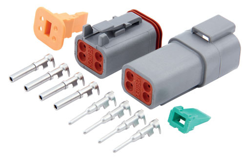 DT 4 PIN CONNECTOR PAIR