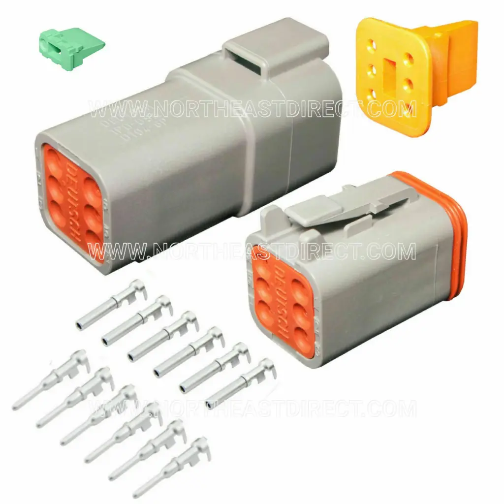 DT 6PIN CONNECTOR PAIR