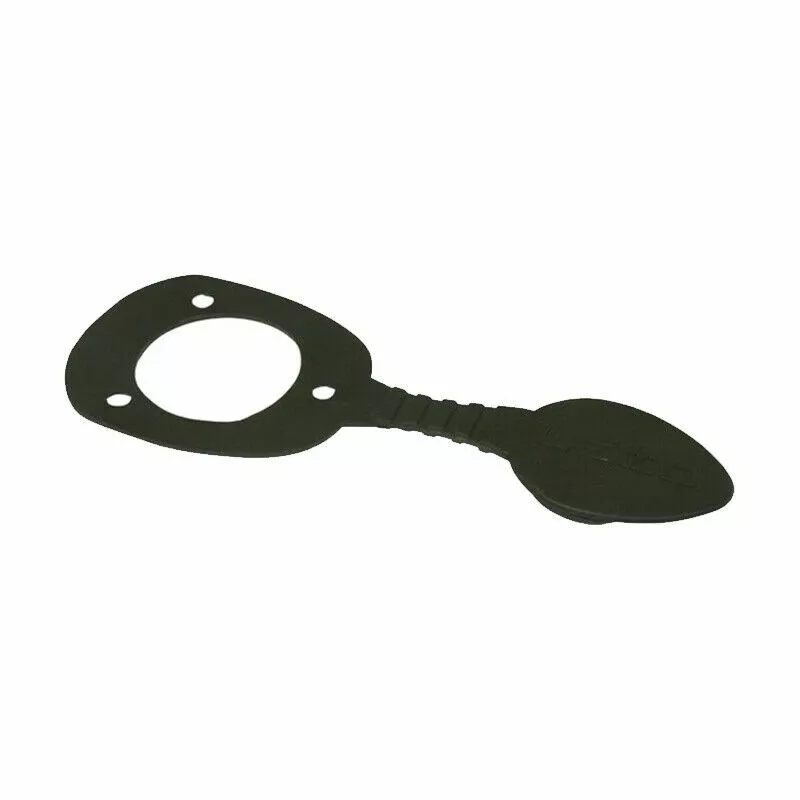 FLAP CAP COR 38MM RODHOLDER -BLK