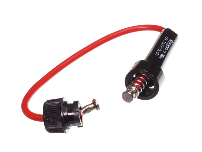 FUSE HOLDER W/O TUBE 6X30MM - 1MM WIRE