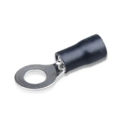 INSULATED RING TERMINAL 2X3.5MM NYL BLK