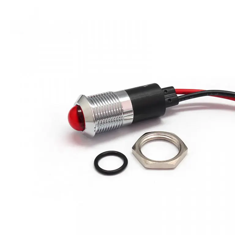LIGHT INDICATOR -RED 8MM
