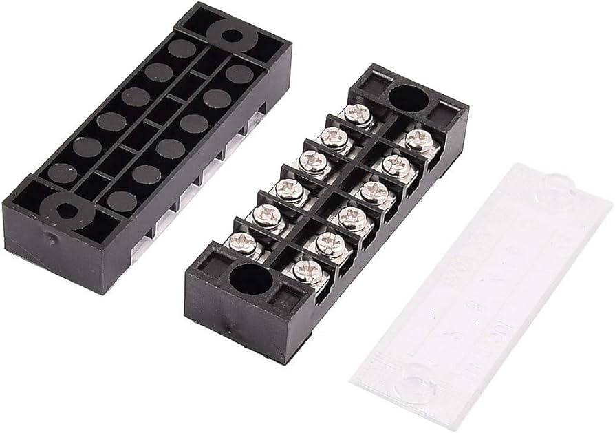 BUSBAR TERMINAL BLOCK RED 35A 6WAY