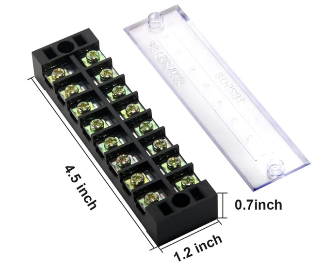 BUSBAR TERMINAL BLOCK LINK BAR 15A 8WAY