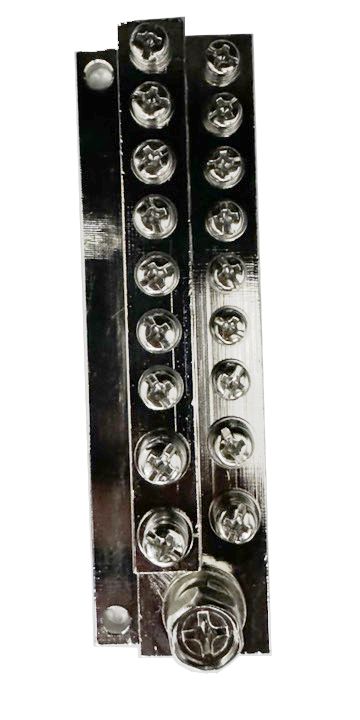 BUSBAR BARE TERMINAL BLOCK - 18+1WAY WITH 8MMx1+5MMx4+4MMx14