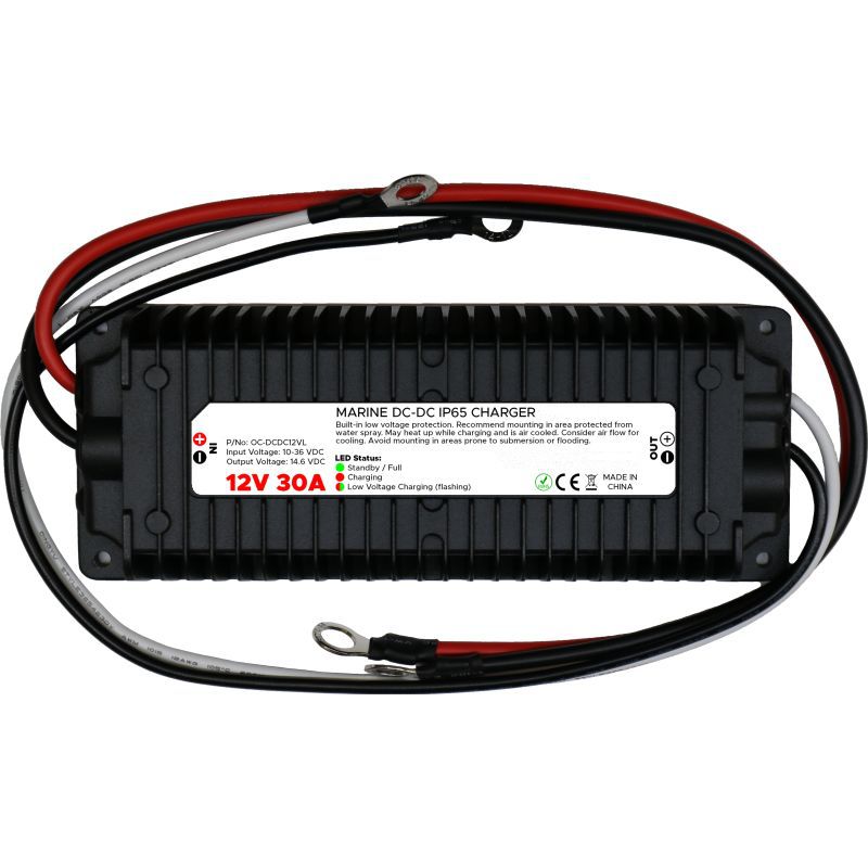 DC DC CHARGER 0-36V TO 14V 30A REGULATED CHARGER