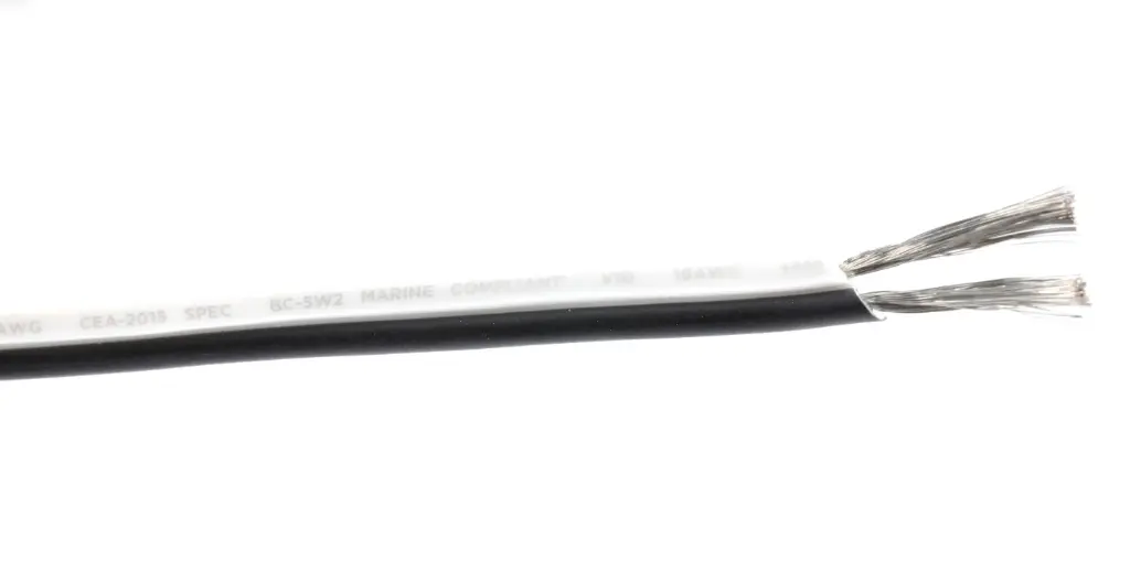 WIRE SPEAKER 12AWG 4SQMM (WHITE/BLACK)