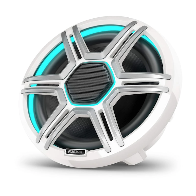 Fusion Apollo™ Speakers 8.8" LED Marine Speakers with Sports White Grilles