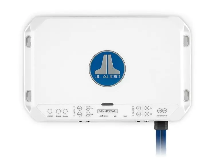 JL AUDIO MVI 4 CHANNEL FULL-RANGE MARINE AMPLIFIER WITH INTEGRATED DSP