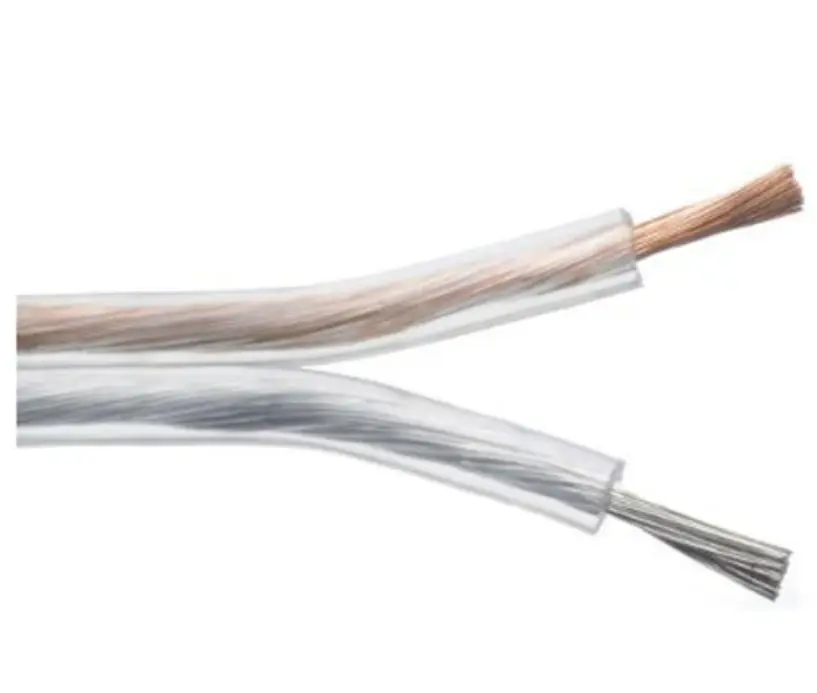 WIRE Speaker Flat Transparent 2x1.5mm2