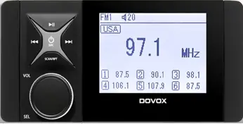 MARINE AUDIO PLAYER  with BT/USB/3.2'' TFT Display 