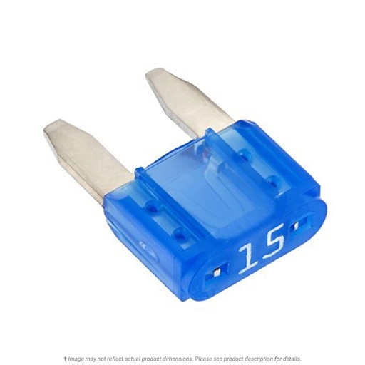 [MINI-FB-15A-BLU] FUSE BLADE MINI 15A-BLU