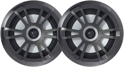 [010-02080-20] Fusion® EL Series Marine Speakers 6.5" 80-Watt Sports Grey Marine Speaker (Pair) with RGB LED Lighting