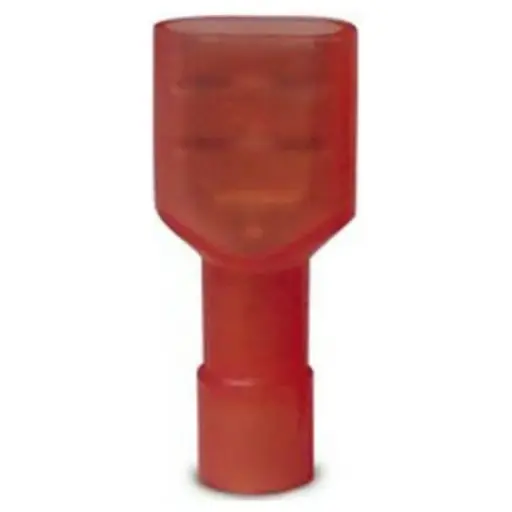 [FDFN1.25-187-RED-FEMALE] INSULATED (F) DISCNT NYL RED