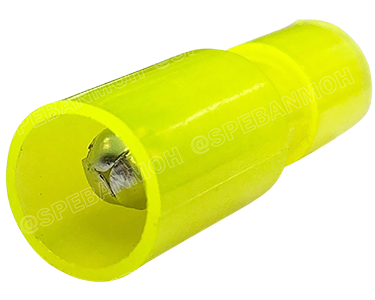 [MPFNY5.5-250-YEL-MALE] INSULATED BULLET (M) DISCNT NYL YEL