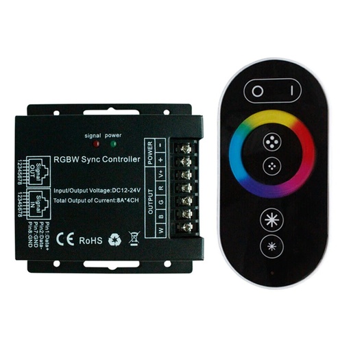 [LC32A-6KEY-BLK] REMOTE RGBW 40A-BLK - MUSIC