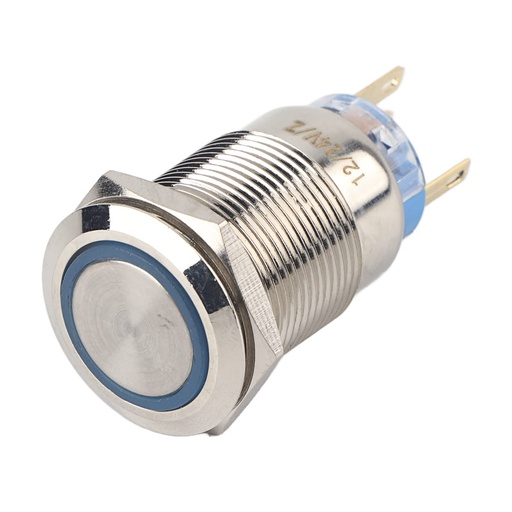 [LAS3-19F-W11E-LATCH] SWITCH LATCHING. BLUE 12/24V W/C