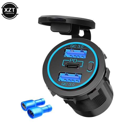 [DS2013-P22] USB CHARGER SOCKET 3 PORT