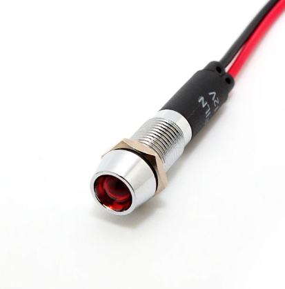 LIGHT INDICATOR -RED 8MM