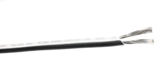 [WIRE 12AWG/2.5-WHITE/BLACK] WIRE SPEAKER 12AWG 4SQMM (WHITE/BLACK)