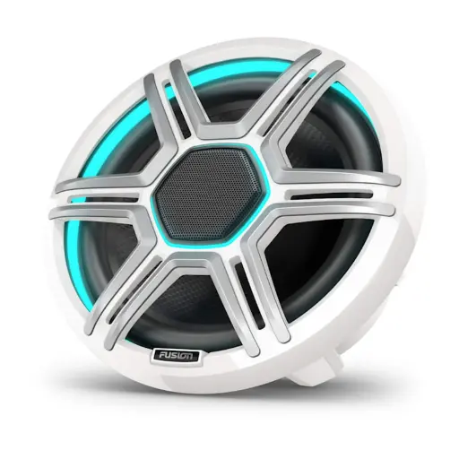 [010-02918-21] Fusion Apollo™ Speakers 8.8" LED Marine Speakers with Sports White Grilles