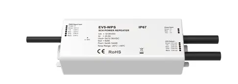 [EV5-WPS] LED POWER AMP 5C - RGBWW IP67